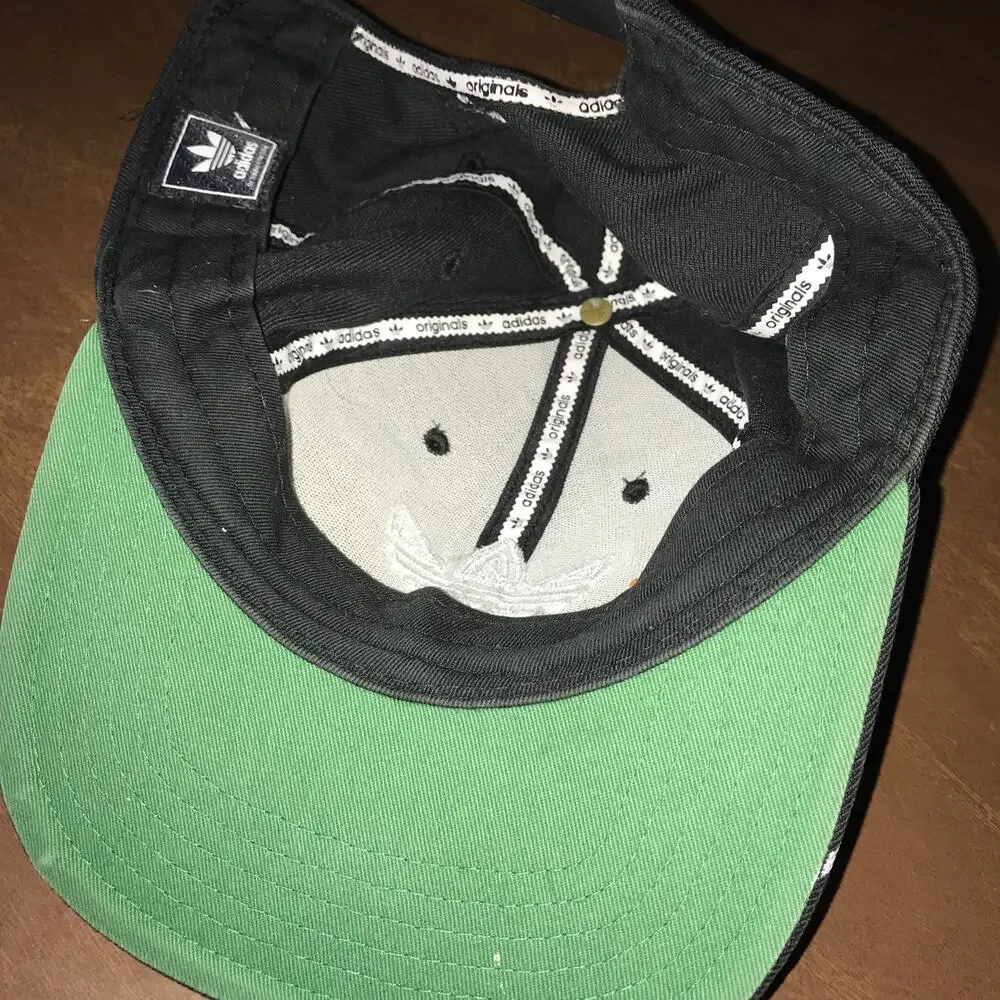 adidas Adjustable Black Logo Hat‎